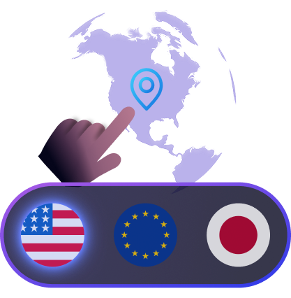 select a region